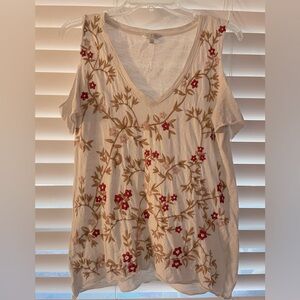Lucky Brand Cold Shoulder T Shirt